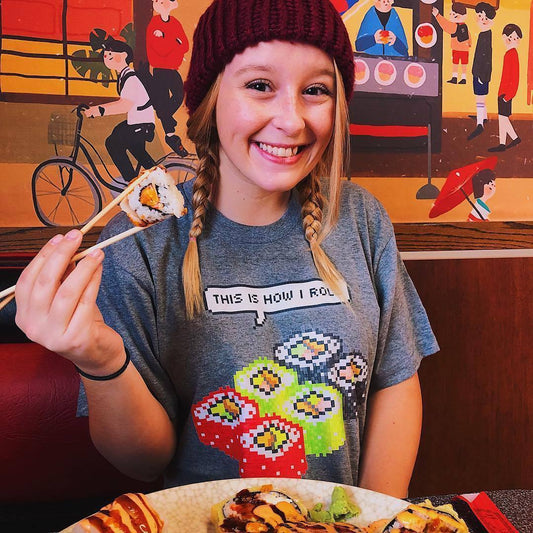 This is how I roll  sushi shirt