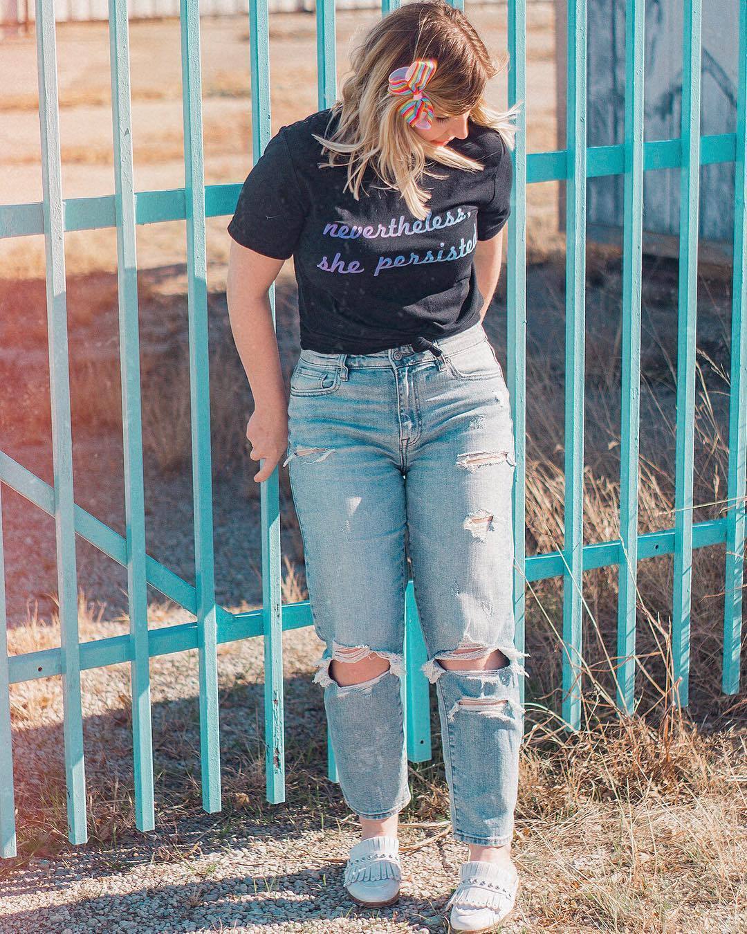 Nevertheless, She Persisted relaxed fit tee