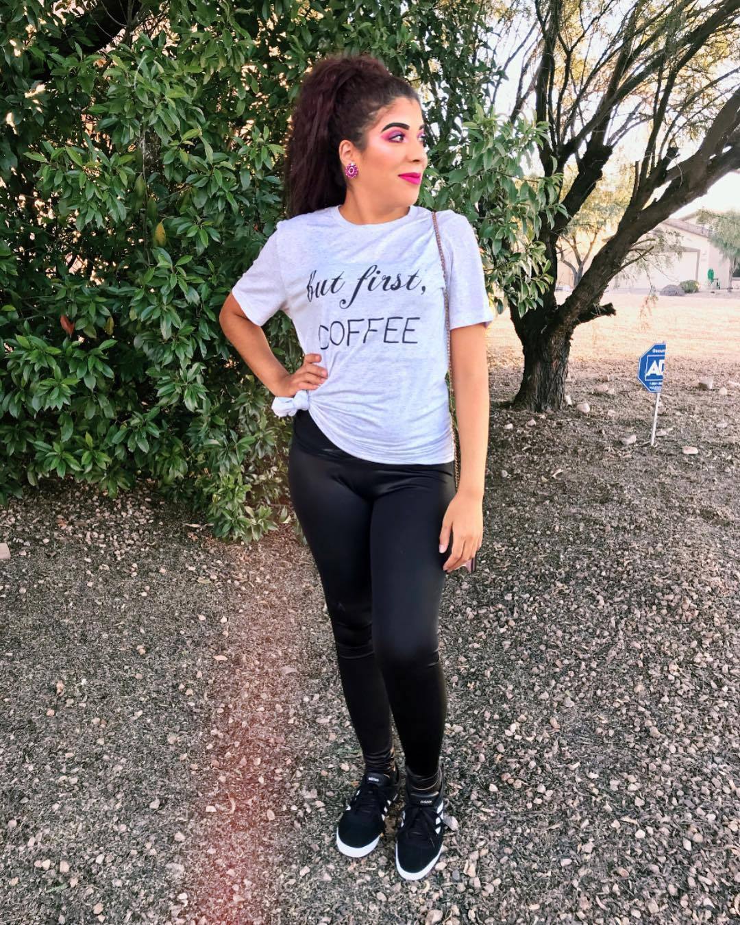 But First, Coffee relaxed fit soft tee