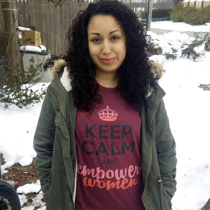 Keep Calm and Empower Women soft tee
