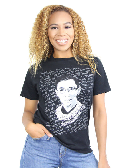 Pancakes and Wine - Notorious RBG short-sleeve t-shirt