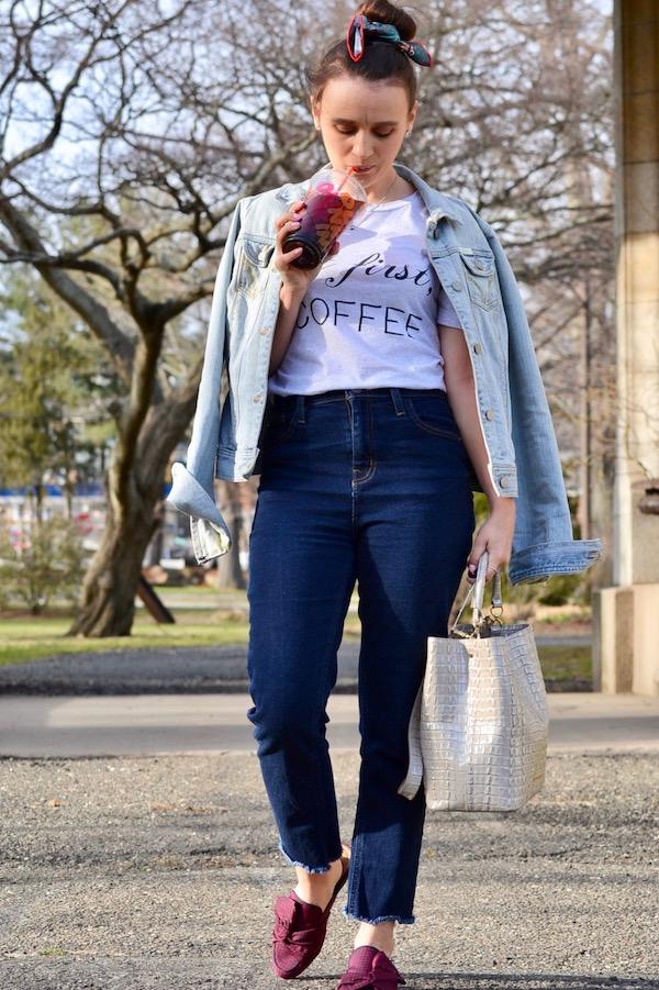 But First, Coffee relaxed fit soft tee