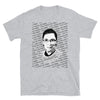 Pancakes and Wine - Notorious RBG short-sleeve t-shirt