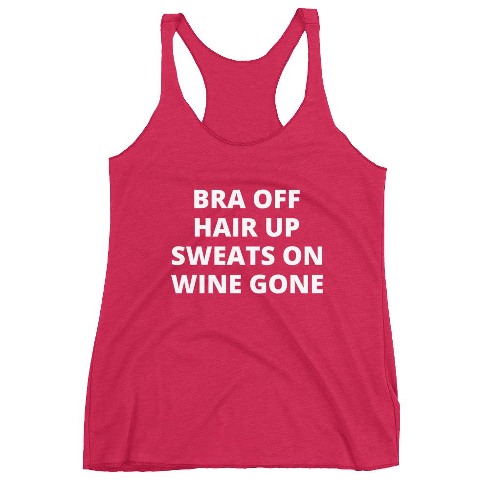 Wine Gone Women's Racerback Tank