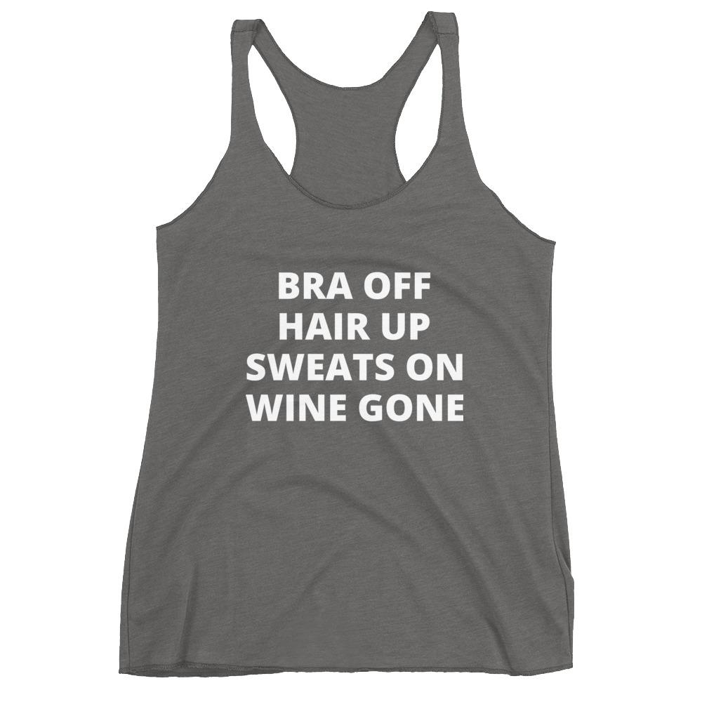 Wine Gone Women's Racerback Tank