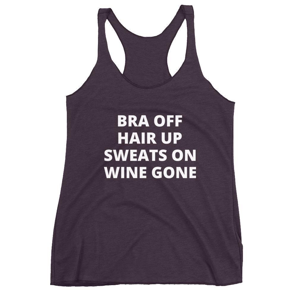 Wine Gone Women's Racerback Tank