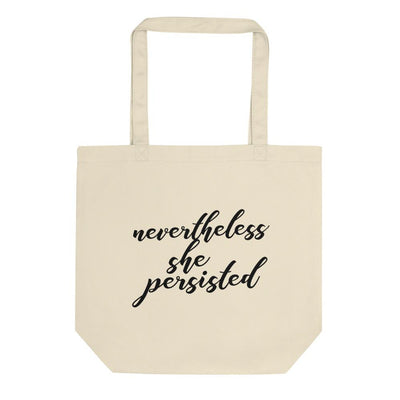 Nevertheless She Persisted Cotton Tote Bag