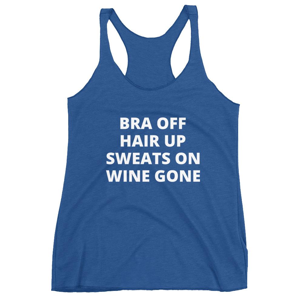 Wine Gone Women's Racerback Tank