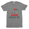 Peace, Love, and Gangsta Rap soft t-shirt