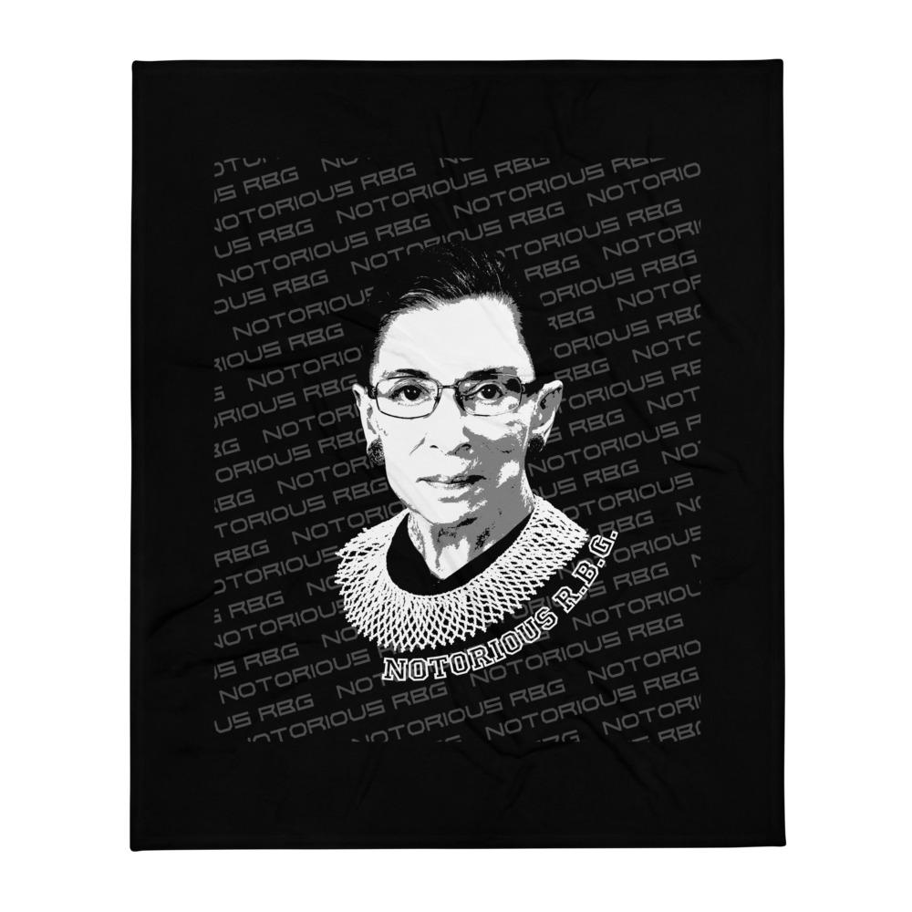 Notorious RBG Throw Blanket