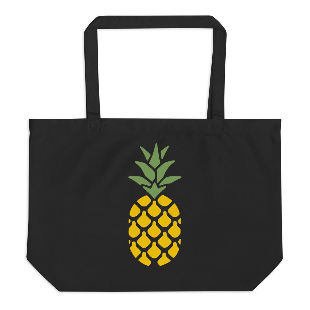 Large Organic Pineapple tote bag Feel Great Goods