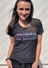Nevertheless She Persisted fitted soft tee